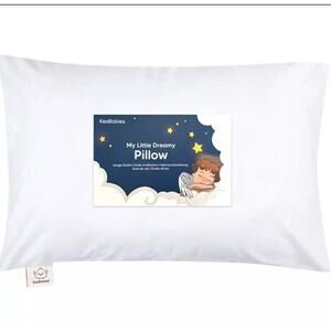 Toddler Pillow with Pillowcase - 13X18 My Little Dreamy Pillow, Organic Cotton T